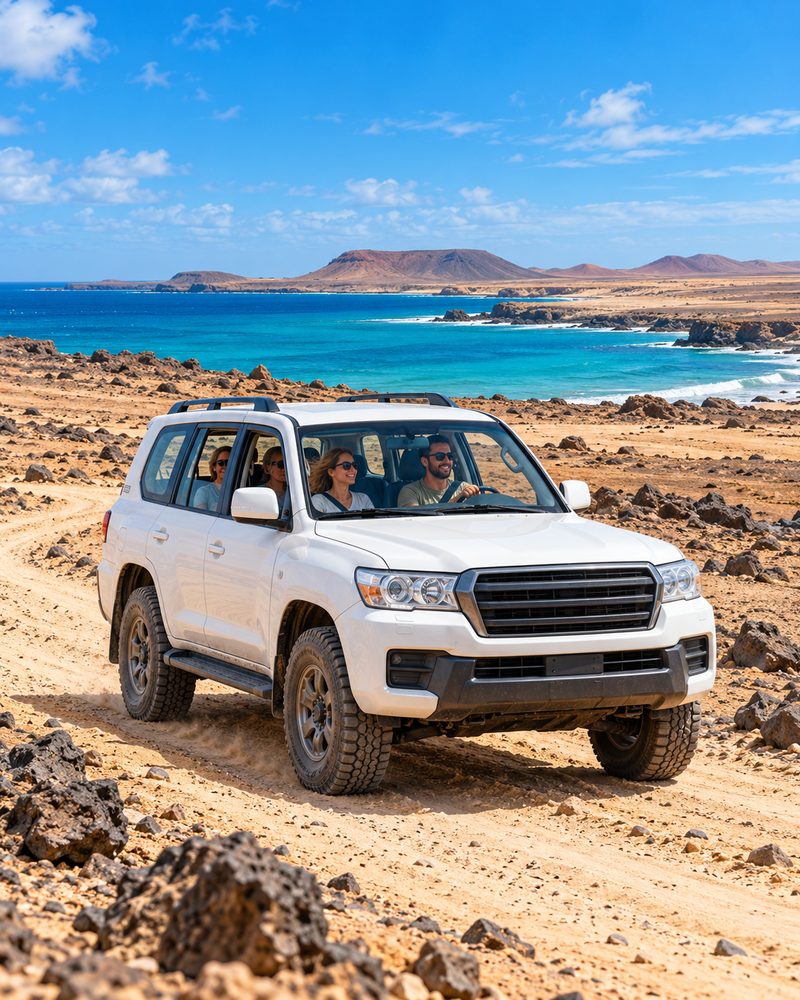 Tour de l’île de Sal en 4×4 le long de la côte